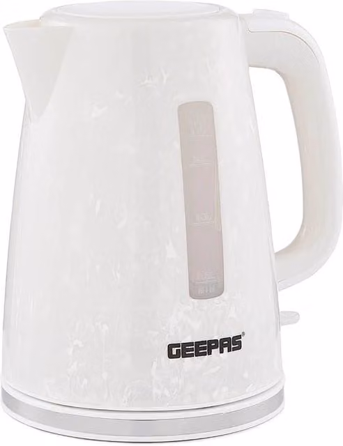 Geepas SKYE Collection 1.7L Cordless Kettle 2200W in White