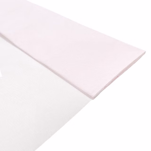 Janrax White Crepe Paper Sheets, 10 Pack, W: 50 cm, H: 2 m