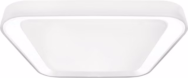 Milagro Quadro White Modern LED Ceiling Lamp with Remote Control