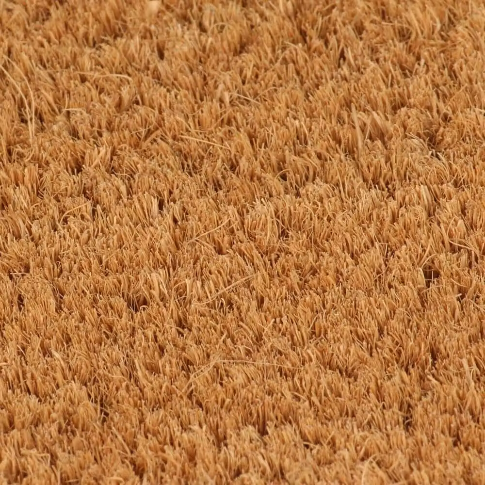 Berkfield Home Rectangular Coir Door Mat in Brown, W/D: 90 x 150 cm – 2