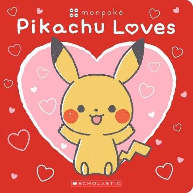 Scholastic Pikachu Loves Monpoké Board Book, Multicolour