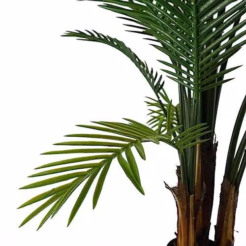 Leaf Design UK Artificial Green Tropical Yucca Palm Tree, H 125 cm x W 90 cm x D 90 cm – 4