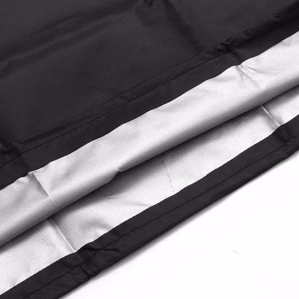 FLAVORA Waterproof UV Resistant Garden Bench Cover in Black, W/D/H: 190 x 66 x 89 cm – 4