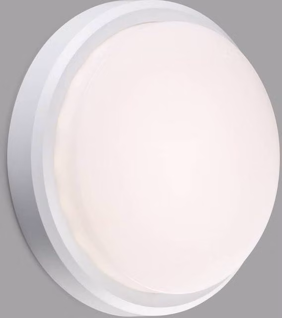 Faro Tom Outdoor LED Flush Wall Lamp in White