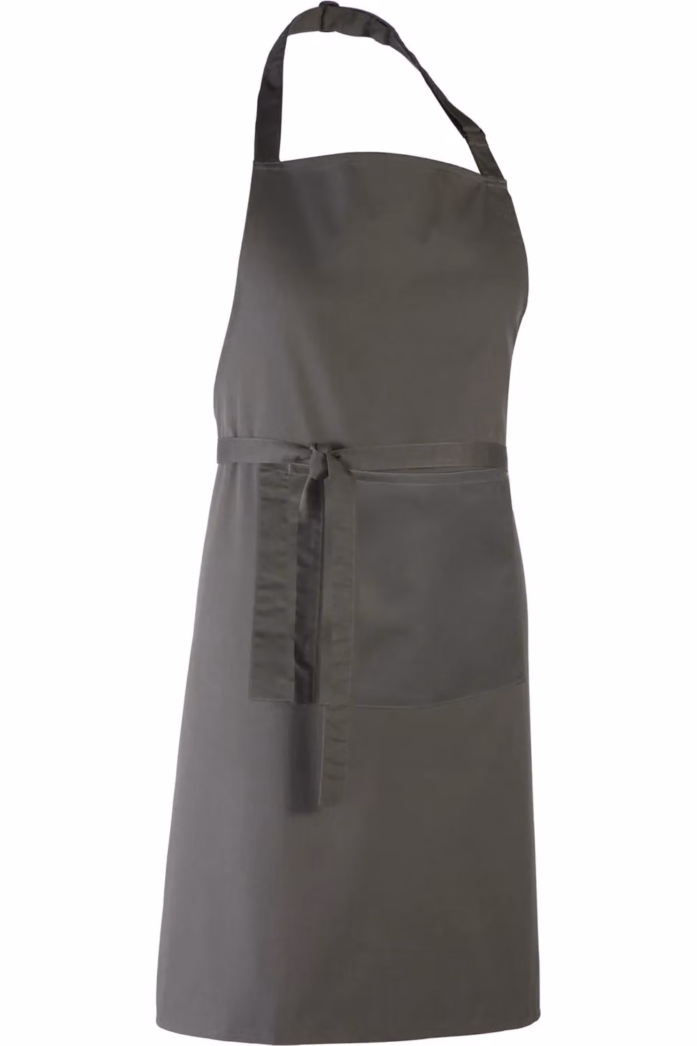 Premier Women's Bip Apron with Pocket in Dark Grey, Pack of 2 – 2