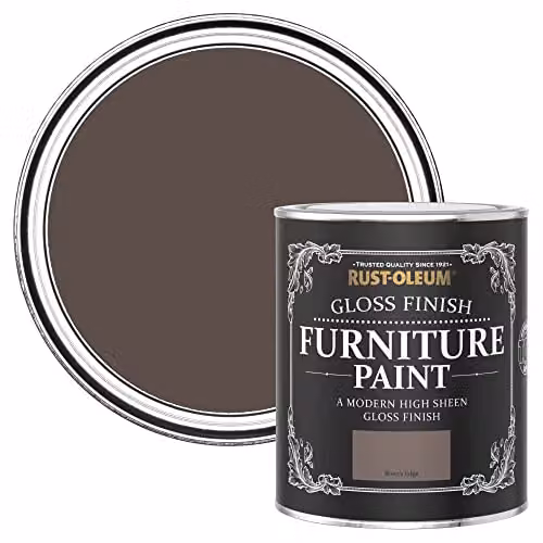 Rust-Oleum Brown Gloss Water-Based Wood Paint, 0.75 l – 1