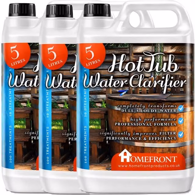 Homefront Water Clarifier for Hot Tubs, Spas and Jacuzzis, 15 l