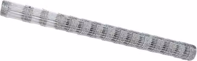 Berkfield Home Field Fence Galvanised Steel in Silver/Grey, H: 160 cm x L: 50 m – 1
