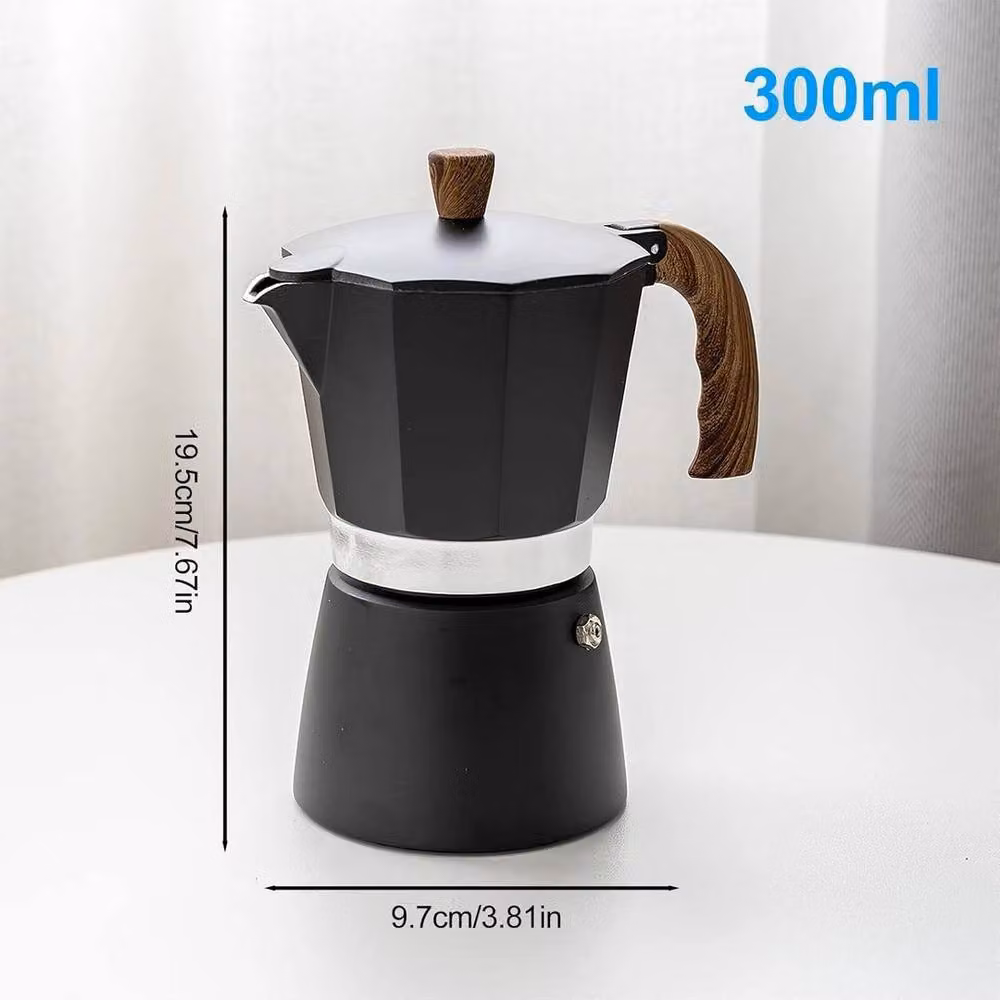 FLAVORA Espresso Stove Top Coffee Maker in Black – 2