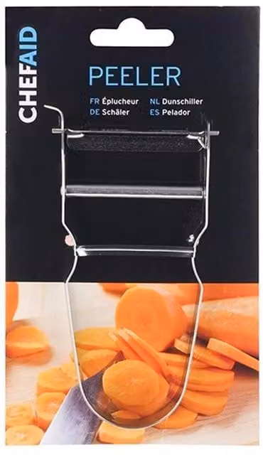 Chef Aid Stainless Steel Peeler in Silver and Multicolour
