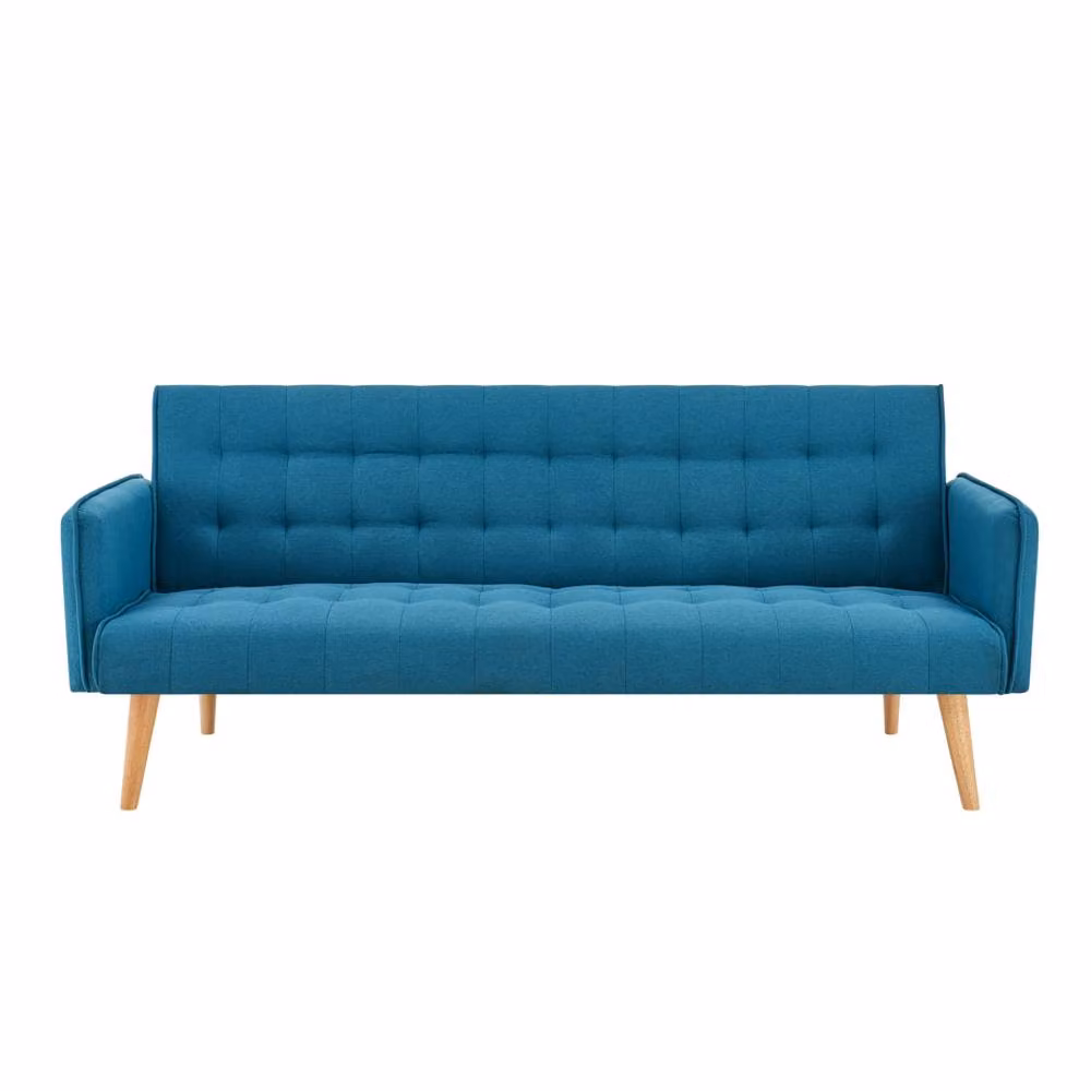 Bravich LTD Mario 3 Seater Click Clack Sofa Bed in Blue – 2