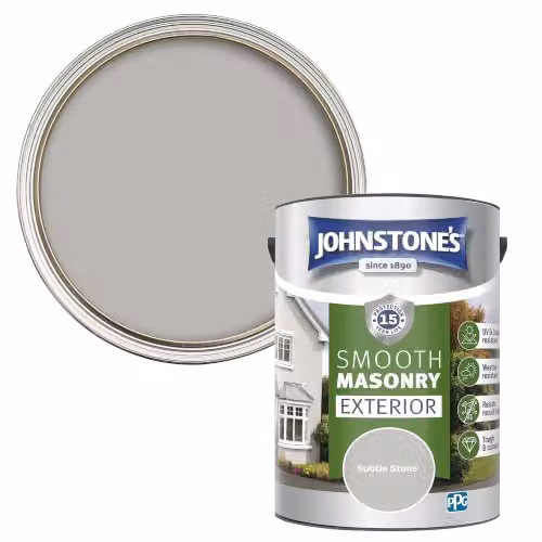 Johnstone's Smooth Masonry Paint, Beige, 5 l