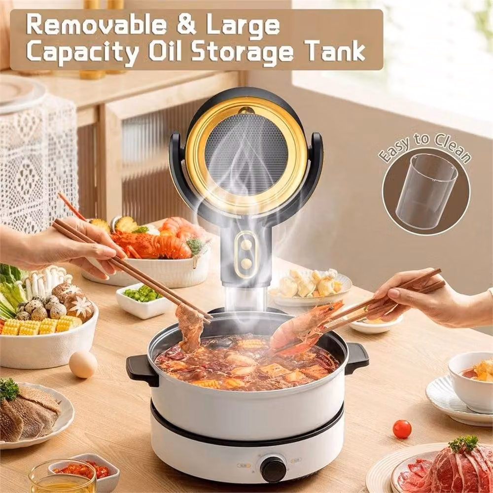 Nordara Portable Adjustable Desktop Range Hood Extractor in Black – 4