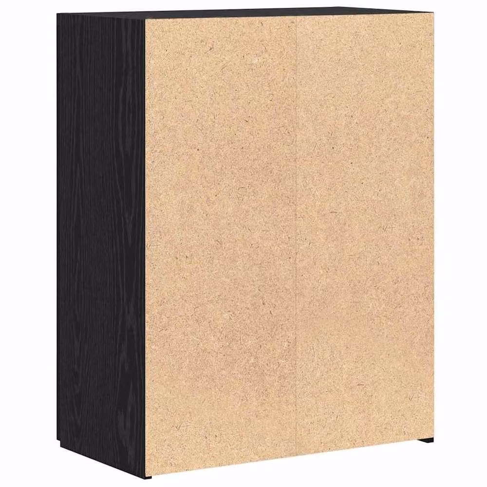 Berkfield Home Office Cabinet in Black Oak, W: 60 cm, D: 32 cm, H: 77.5 cm – 5