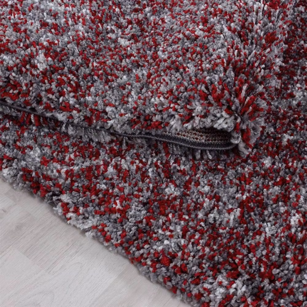 Bravich LTD Blended Shaggy Rug in Red, W: 140 cm, D: 200 cm – 3