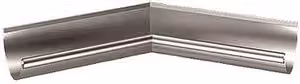 Lindab Majestic Steel Half Round Gutter Internal Angle 135, 100mm, Silver Galvanised