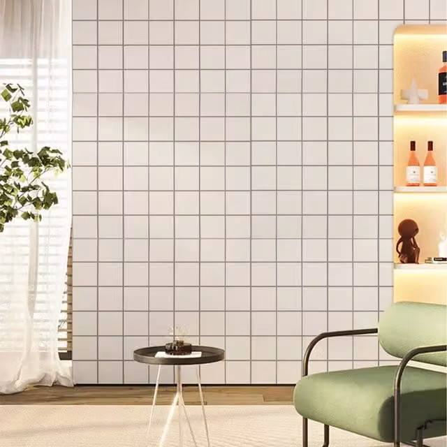 Lifeideas 10 Piece Marble Effect Self Adhesive PVC Wall Stickers in White