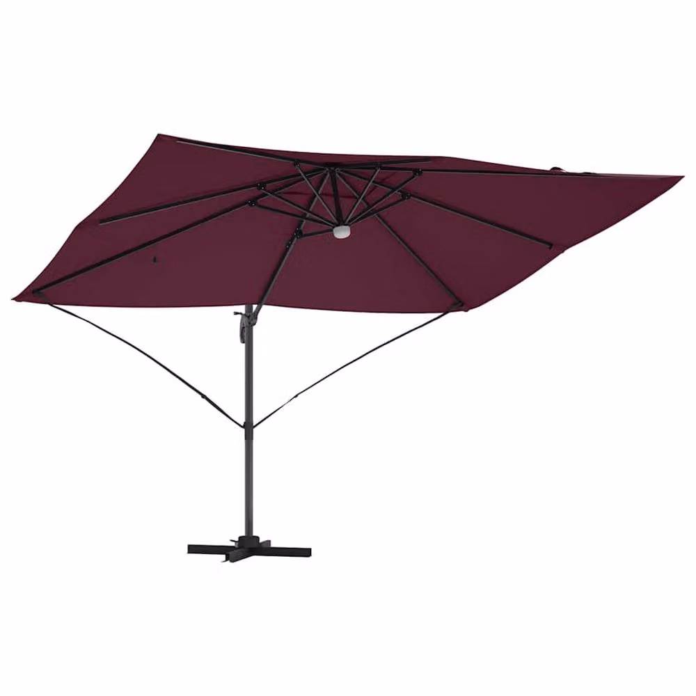 Berkfield Home Cantilever Garden Umbrella in Bordeaux Red – 4