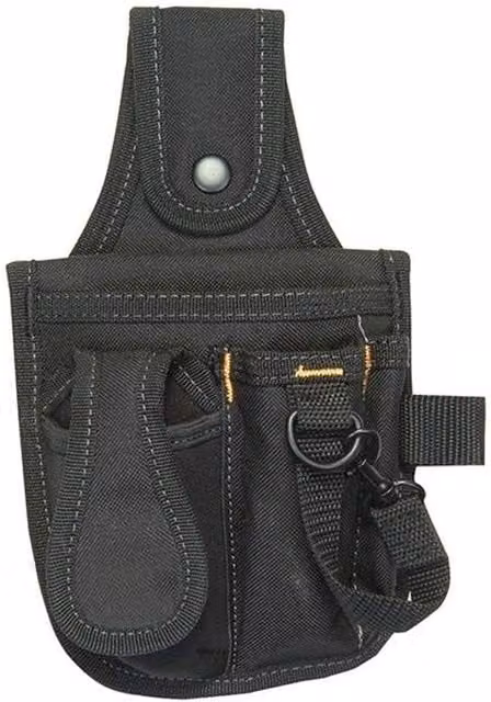 Kuny's PL-99 Multi Pocket Tool and Phone Holder in Black and Multicolour Polyester with Belt and Strap