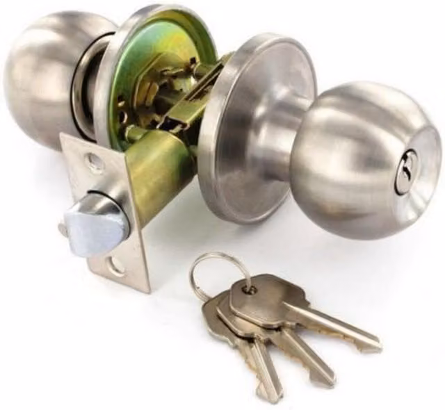 Securit Stainless Steel Locking Door Kit in Silver