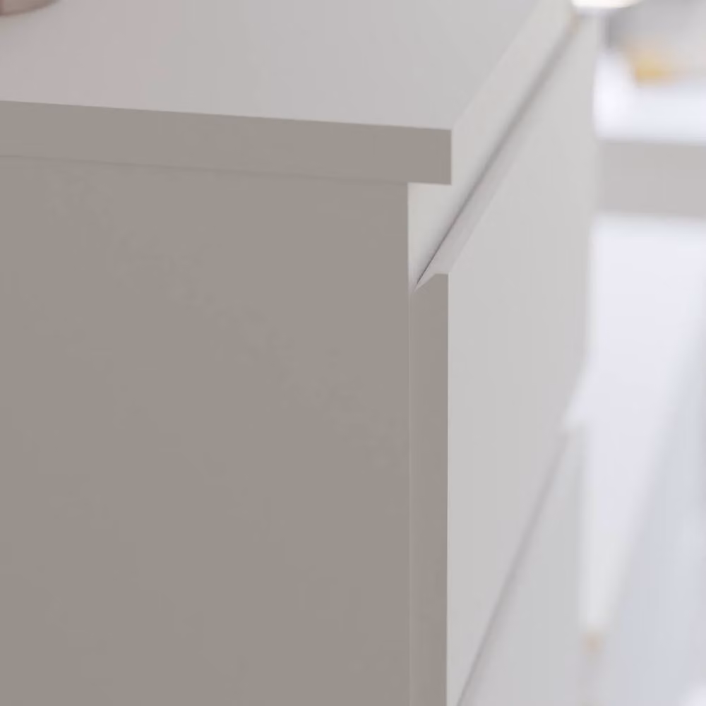 Furniture To Go Edmore 3 Drawer Chest in White – 3