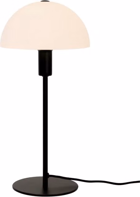 Nordlux Ellen Table Lamp in Black Metal with Glass Dome and E14 Socket – 1