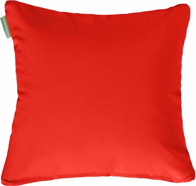 Gardenista Red Square Garden Scatter Cushion with Removable Stain Repellent Cover