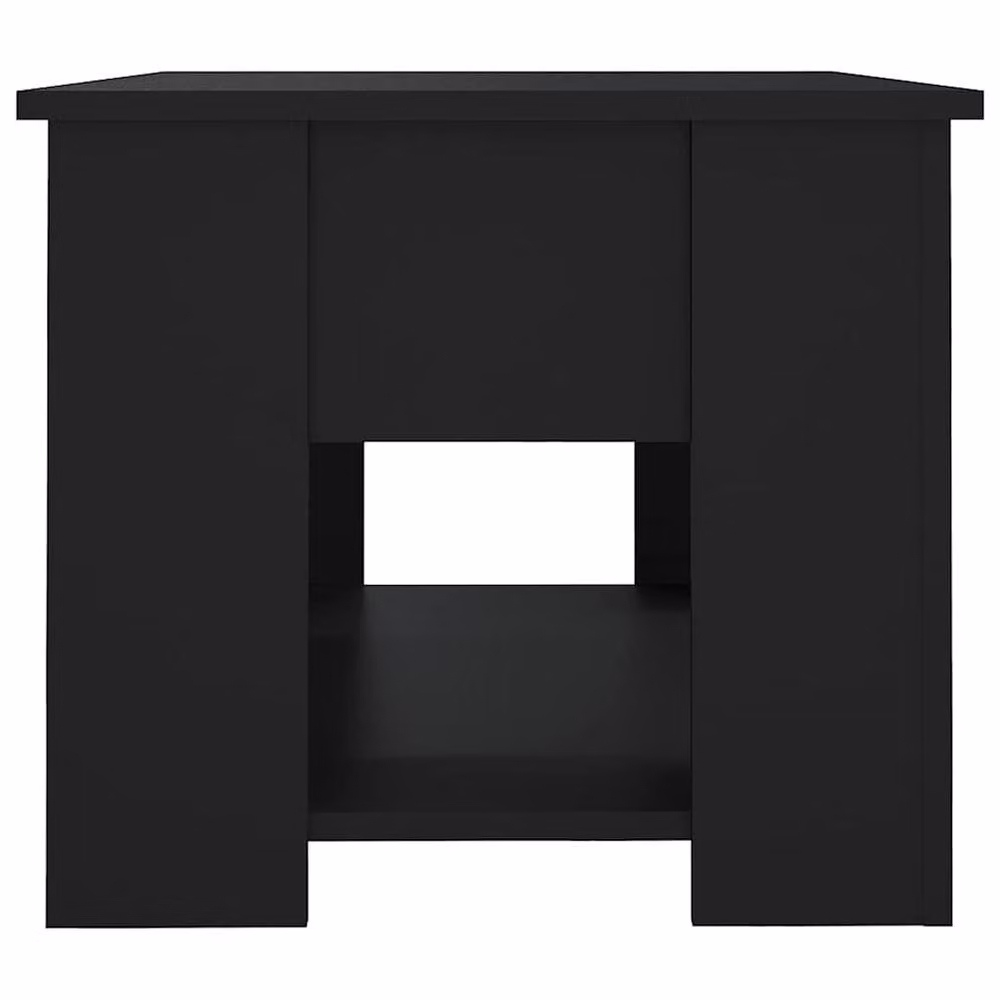 Berkfield Home Modern Black Coffee Table with Lift Mechanism, W/D/H: 79 x 49 x 41 cm – 5