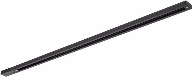 Loops 3.5m Commercial Lighting Display Track in Black, Single Circuit LED Profile