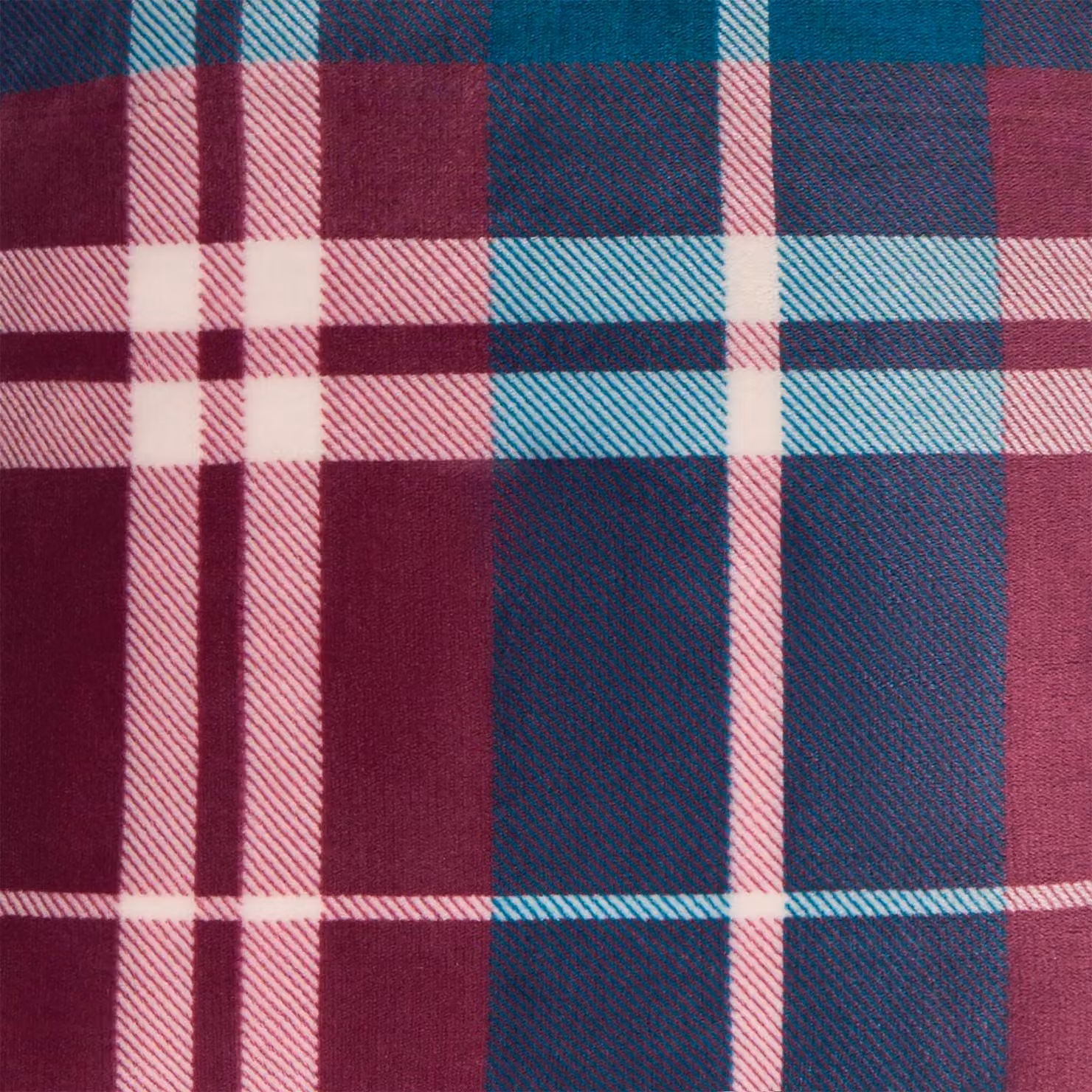 OHS Winsford Check Decorative Square Cushion Covers, Set of 2, Red, W/D/H: 45 x 45 x 45 cm – 4