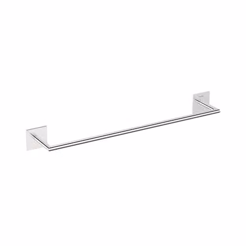 COSMIC Adhesive Towel Rail in Light Grey, W/D/H: 4.5 x 7 x 45 cm