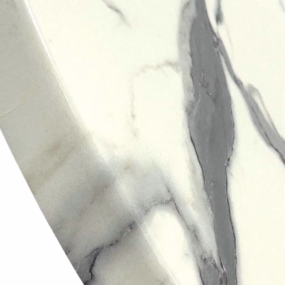 NESTLUNE White Marble Garden Table Top, Diameter: 70 cm – 2