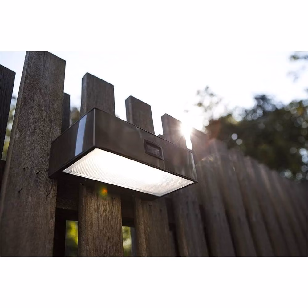 Havendro Solar Powered LED Outdoor Wall Light with Motion Sensor in Silver – 3