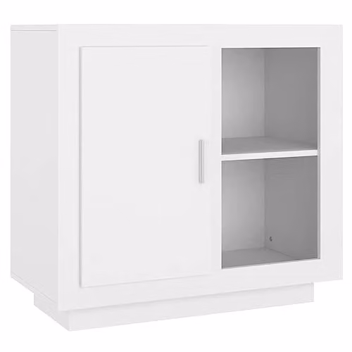 vidaXL Glossy White MDF Sideboard