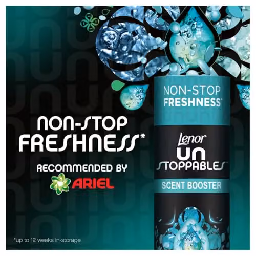 Lenor Unstoppables In-Wash Scent Booster Beads, Fresh Blue, 320g – 3