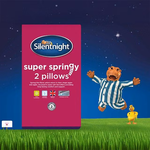 Silentnight Soft Support Pillows, 2 Pack, White – 1