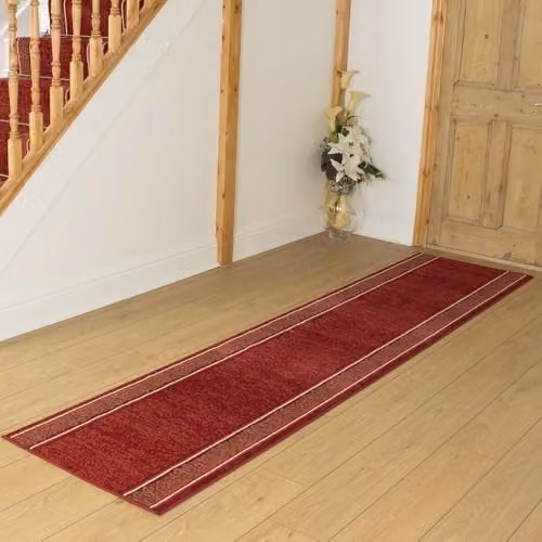 runrug Ethnic Tribal Hallway Runner Rug in Red, W: 70 cm, L: 240 cm – 4