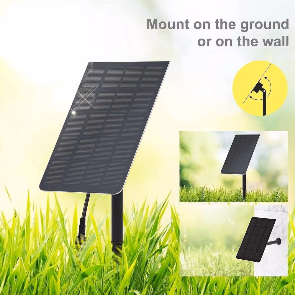 NESTLUNE Solar Powered Submersible Outdoor Pond Pump Kit in Black – 4