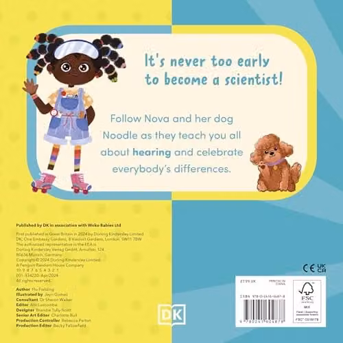 DK Smart Senses: Big Noise, Little Noise Woke Babies Multicolour Paper Book – 2