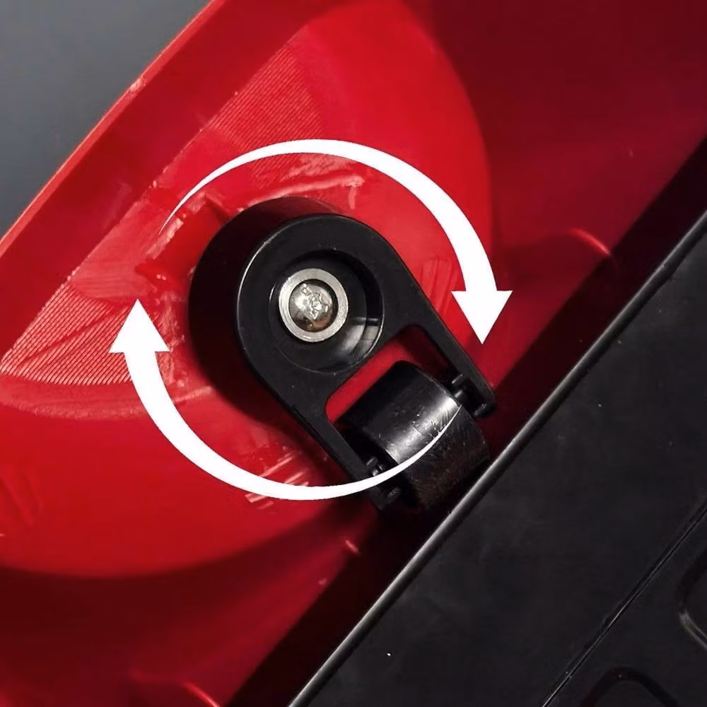 FLAVORA 1000W Bagless Cylinder Vacuum Cleaner in Red – 3