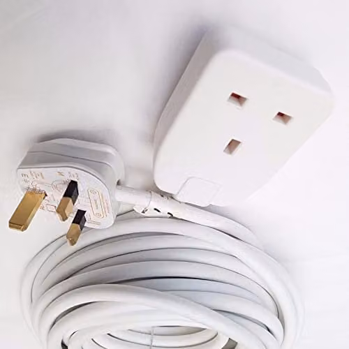 KAV 1 Way 13A Extension Lead 10m Cable, White