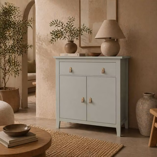 Wyld Haus Nova Bafa Green Farmhouse Sideboard