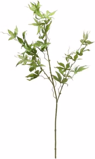 KDMD Green Maple Leaf Artificial Flowers, Height: 87 cm