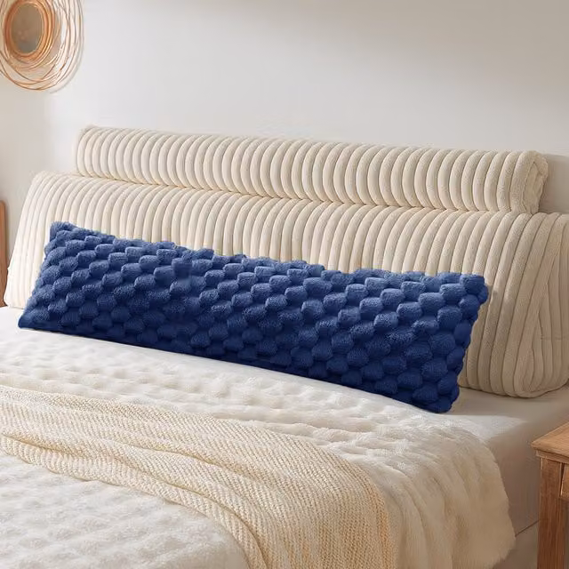 Velosso Rectangular Body Bolster Pillow in Blue