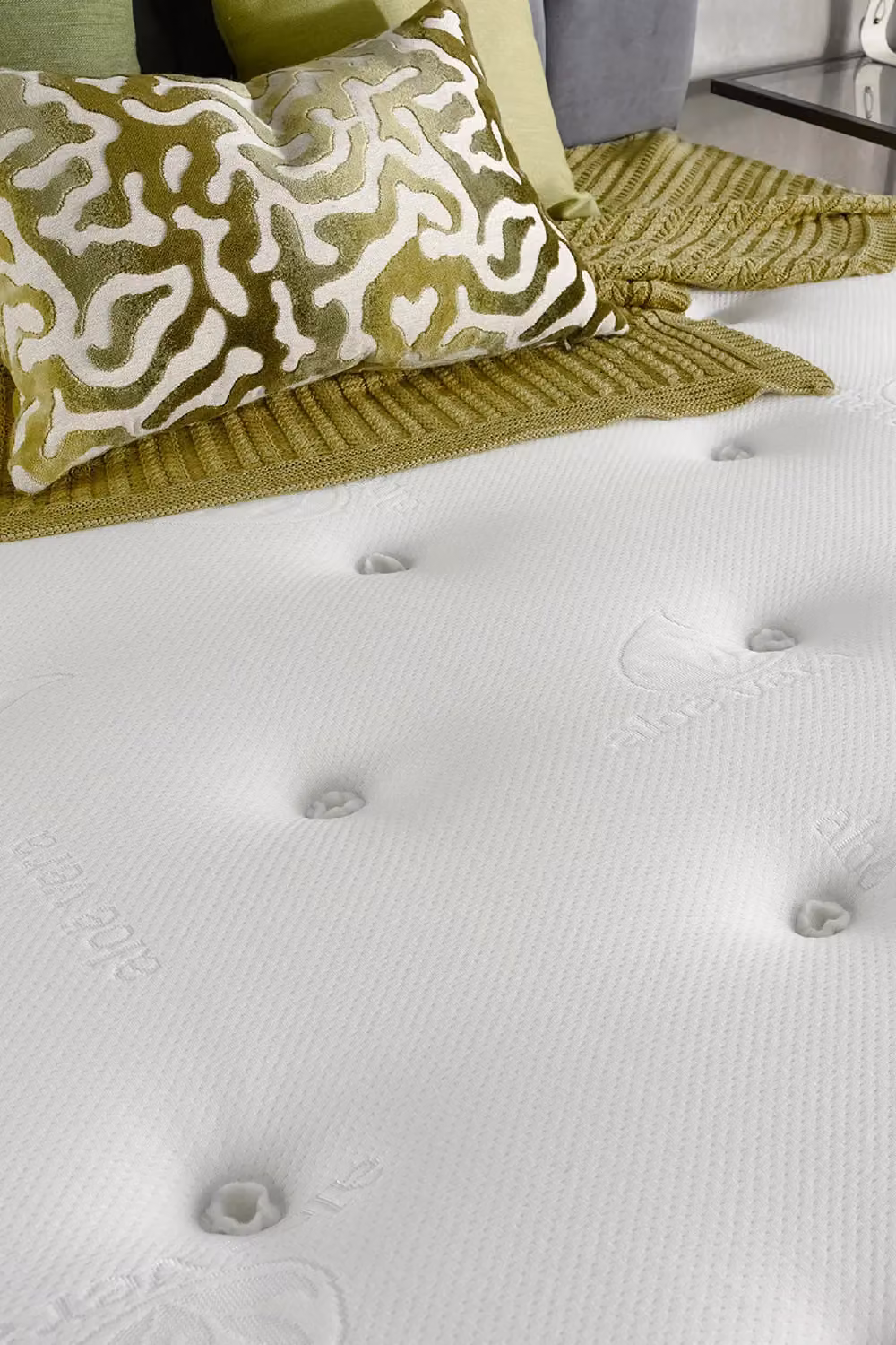 Aspire Cool 1000 Pocket+ Tufted Mattress in White, Double, W: 140 cm, L: 200 cm – 2