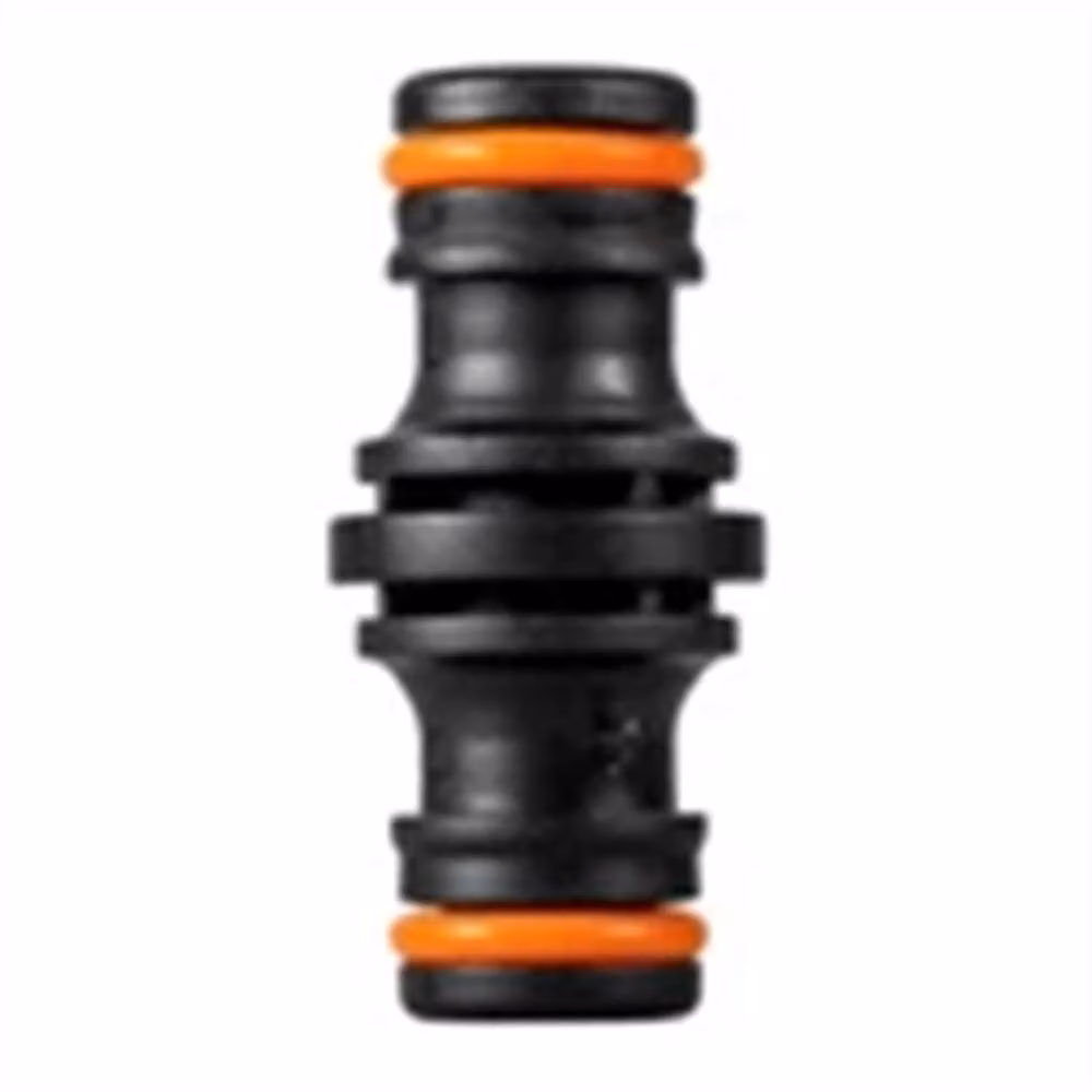 Nordara Black Plastic 1-Way Quick Coupling Garden Hose Connector Joiner Coupler – 4
