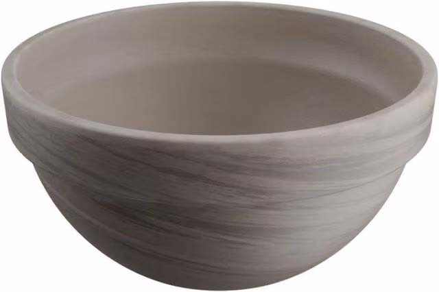 KDMD Levy Basalt Natural Terracotta Bowl, Grey, Height: 16 cm – 1