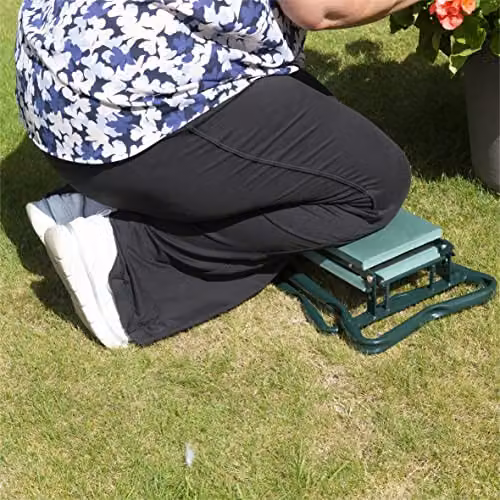 St Helens Home & Garden Folding Multi Use Garden Kneeler and Bench in Green – 4