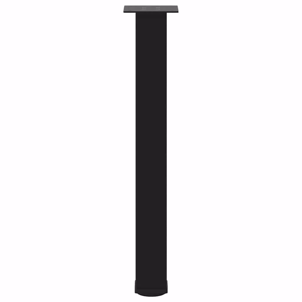 Berkfield Home Set of 4 Matt Black Steel Coffee Table Legs – 3
