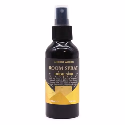 Ancient Wisdom Oudh Noir Room Spray, Black, 100ml